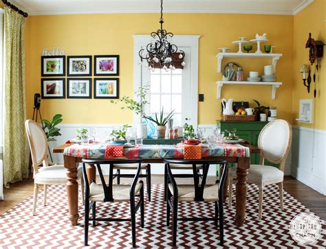 Dining room wall paint colors don't have to be bright. Dining Room Colors