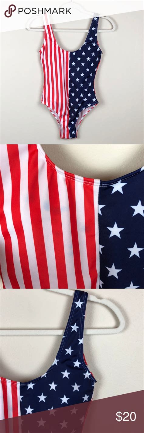 Check out our american flag bathing suit selection for the very best in unique or custom, handmade pieces from our swimwear shops. AMERICAN FLAG | One Piece Bathing Suit Swimsuit S | Suit ...