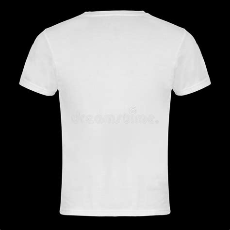 White Blank T Shirt Front And Back Stock Image Image Of Design Shape