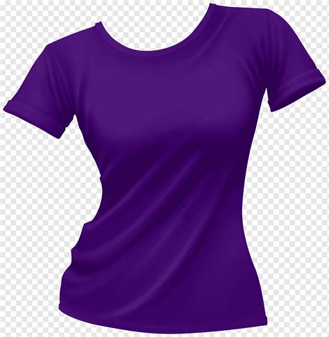 Camiseta De La Parte Superior De La Ropa Camiseta Púrpura Camiseta