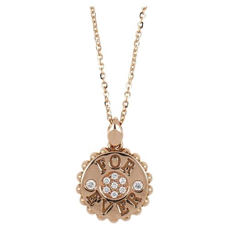 18kt Rose Gold Reverse Necklace Heart With Diamonds And Mother Of
