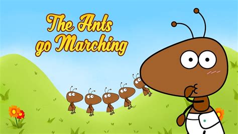 The Ants Go Marching One By One Ants Song With Lyrics Nursery