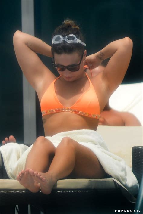 Demi Lovato In A Bikini In Miami Photos Popsugar Celebrity Photo 2