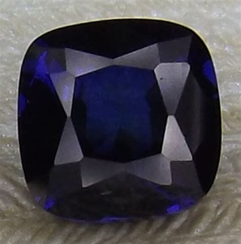 Synthetic Blue Sapphire Corundum Lab Created By Somjaigemsworld