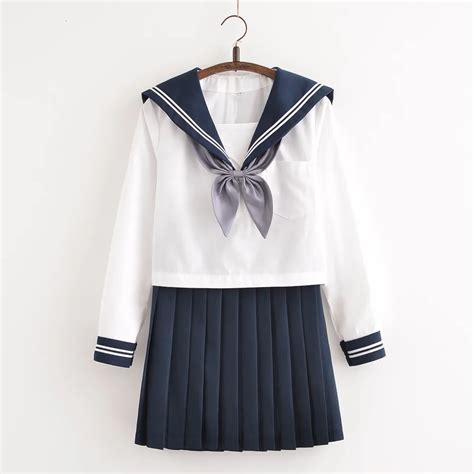 Uphyd New Design Sailor Uniform Orthodox Japan Jk School Uniforms Long