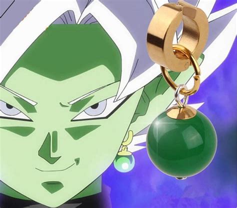 Available in a wide range of jewelry: Dragon Ball Supreme Kais Potara Goku Black Fusion Zamasu ...