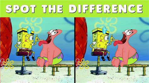 Photo Hunt Find The Difference Spot The Differences Spongebob Youtube