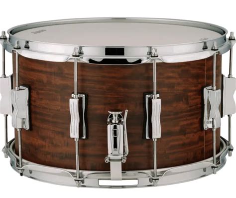 Ludwig Standard Maple Snare Drum With Aged Chestnut Veneer 14 X 8 In