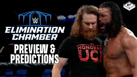Wwe Elimination Chamber Predictions And Preview Youtube
