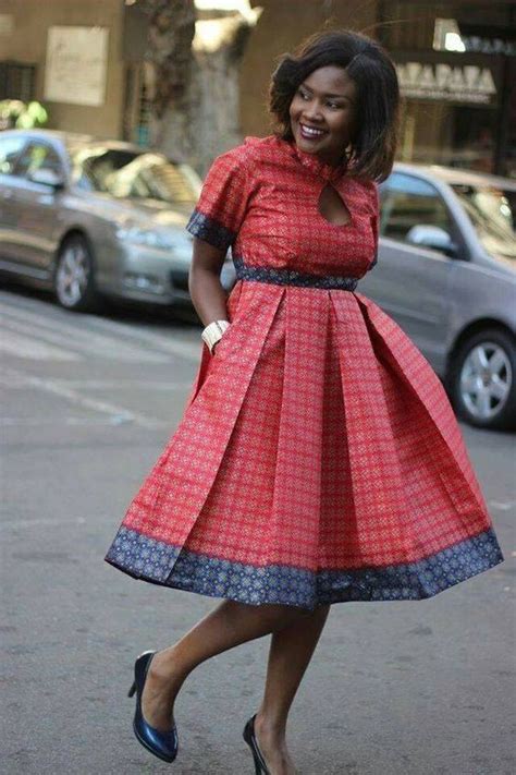 Trendy Shweshwe Traditional Dresses For Woman 2019 Latest African