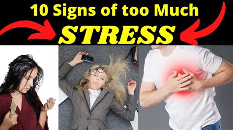 Warning Signs That Your Body Is Going Under Too Much Stress Youtube