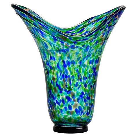 tall green glass art deco vase for sale at 1stdibs tall green vases