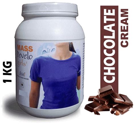 Develo Mass Weight Gainer For Girlswomen 1kgchocolate Cream At Rs