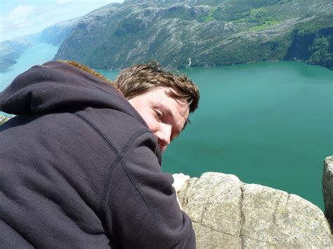 Over time, our language changed until the new version became unrecognisable from the old. Lying down on the Preikestolen | I was even on a sloped ...