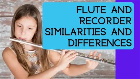 Flute And Recorder Similarities And Differences Dynamic Music Room