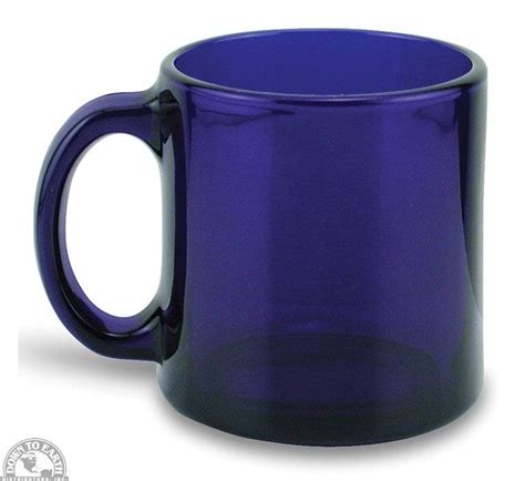 Libbey Glass Mug 13 Oz Cobalt Blue