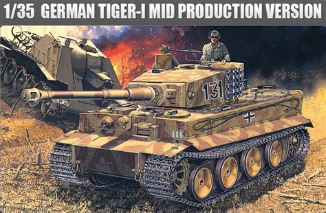 Academy 13265 1387 1 35 German Tiger I Mid Production W Interior