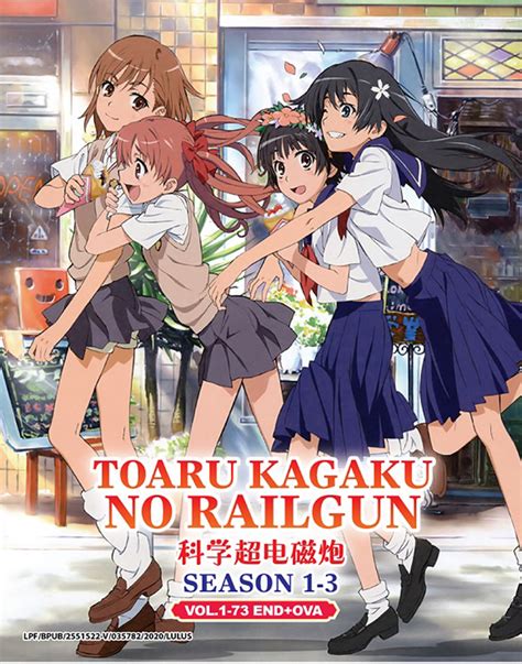 Toaru Kagaku No Railgun Season 1 3 Ova Dvd 2009 2020 Anime
