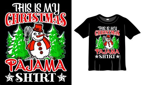 This Is My Christmas Pajama Shirt Design Graphic By Graphiczone247 · Creative Fabrica