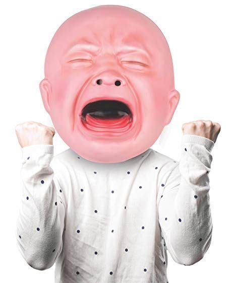 Crying Baby Face Mask Meme Baby