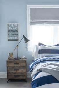 We did not find results for: Blue and gray boy's bedroom features a wall painted blue ...