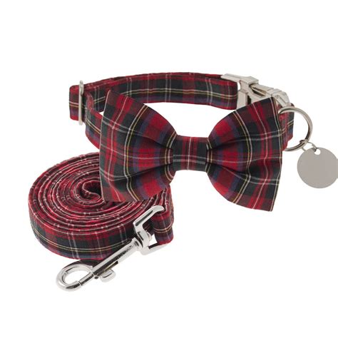 Scotty Bow Tie Dog Collar By Mbt Studio