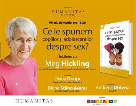 Dezbatere Cu Meg Hickling în Libraria Humanitas Cismigiu
