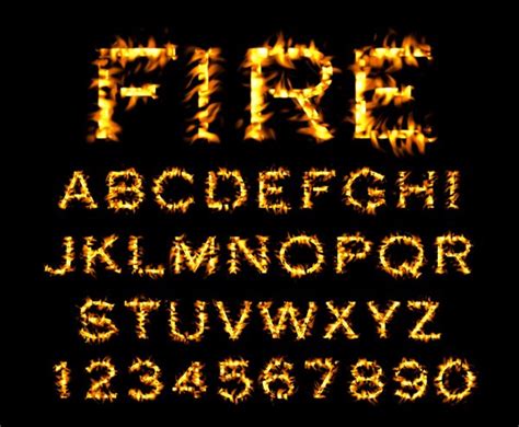 If you want to add some funny text to a picture of your dogs, no problem, there's a font. Gothic fire font - letter K — Stock Photo © silverkblack ...