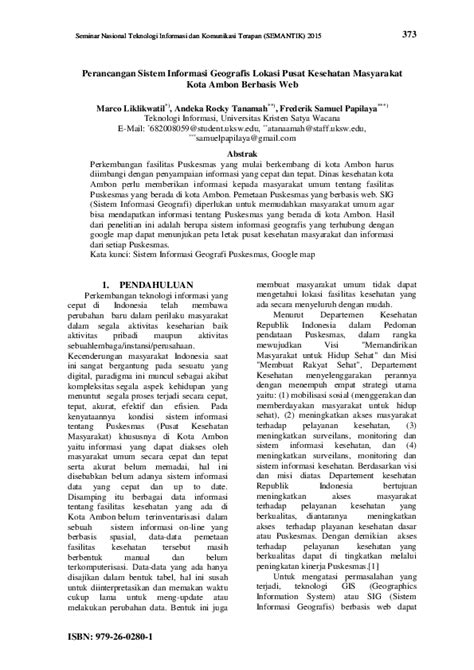 Ekonomi tingkatan 4 (keluk kemungkinan pengeluaran). (PDF) Perancangan Sistem Informasi Geografis Lokasi Pusat ...