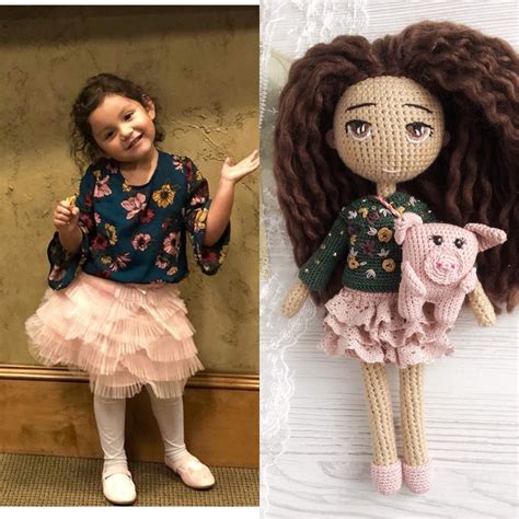Personalized Crochet Soft Doll Look Alike Toy From Photo For Etsy
