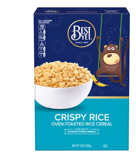 Crispy Rice Cereal Best Yet Brand