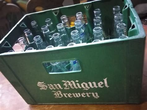 San Mig Beer Case And 24 Empty Bottles Food And Drinks Beverages On Carousell