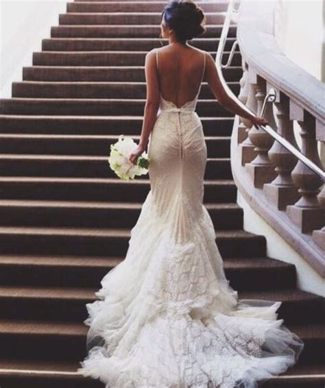 Picture Of Jaw Dropping Low Back Wedding Dresses 34