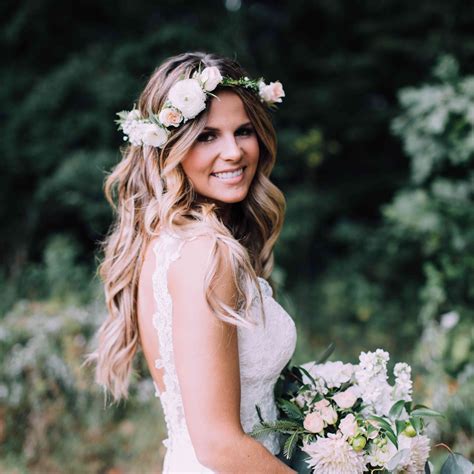 Whimsical Flower Crown Ideas For Your Wedding Hairstyle