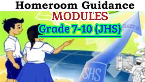 Grade 7 10 Homeroom Guidance Module Wlp Dll 1st 4th Quarter