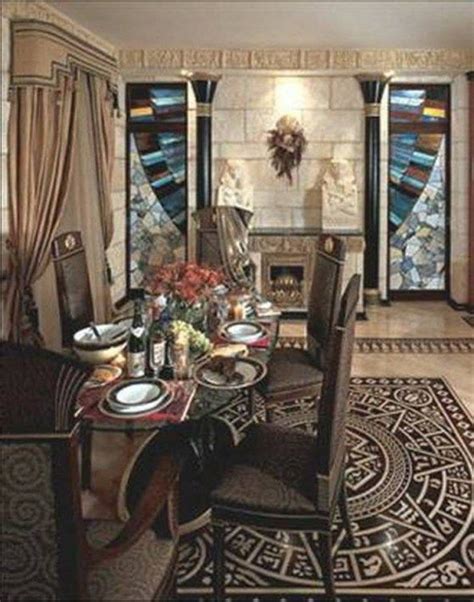 Egyptian, egypt, egyptian design & decor, egyptian furniture, modern egyptian design ancient egypthouse interior design by: Dining Room Egyptian Style Interior Designs For Homes : Egyptian Within Egyptian Style Interior ...