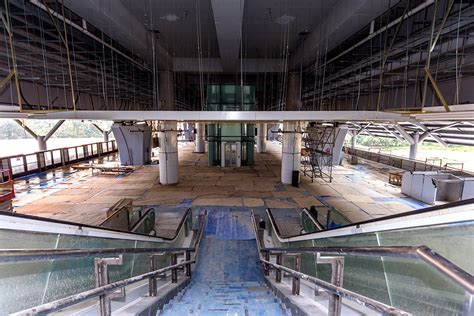 Kwasa damansara with estimated area of 932ha. Pictures of Kwasa Damansara MRT Station during ...