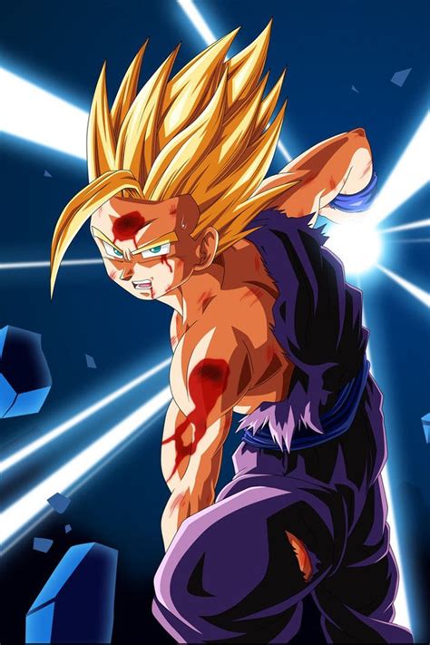 Free download high quality and widescreen resolutions desktop background images. DBZ WALLPAPERS: Teen Gohan super saiyan 2