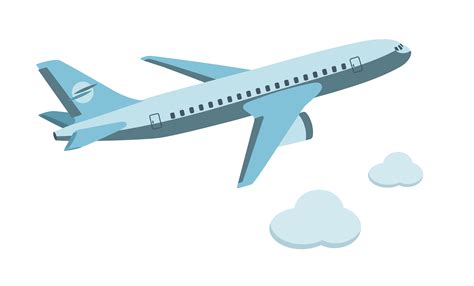 Download The Flying Plane Aircraft Vector In Airplane Clipart Png Free