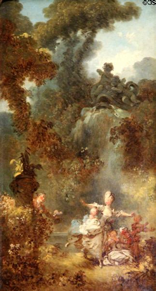 The Pursuit Painting By Jean Honoré Fragonard At Angers Fine Arts