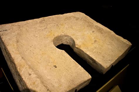 Limestone Toilet Seat Found In A Royal Palace In Amarna Akhet Aten