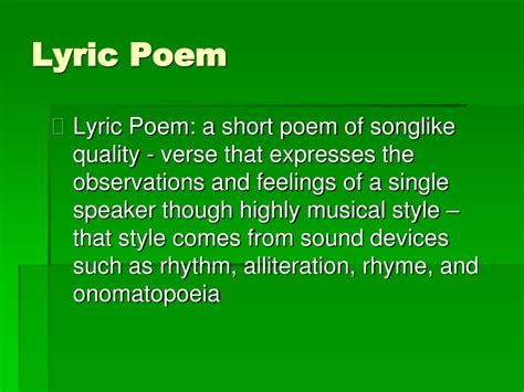 Ppt Poetry Review Powerpoint Presentation Free Download Id9595738