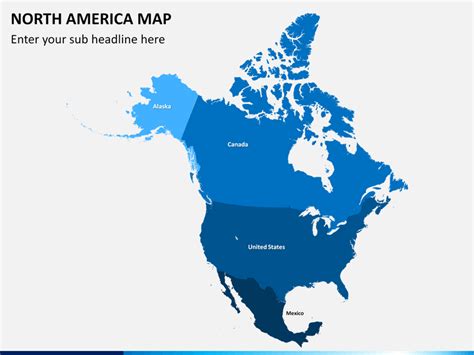 North America Map Powerpoint Sketchbubble