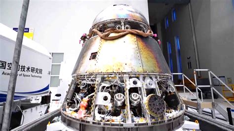 Chinas Experimental Manned Spaceships Return Capsule Shown To Public