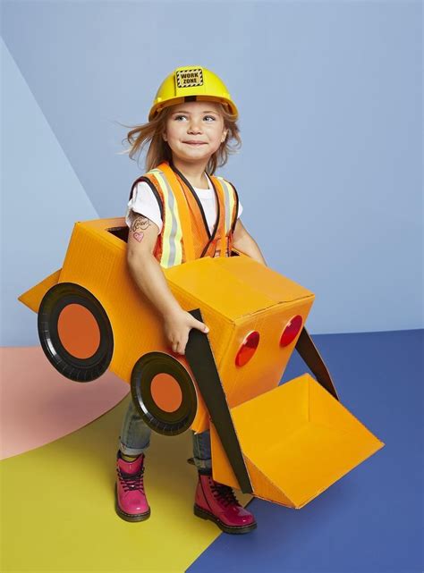 Step By Step Instructions To Diy A Cardboard Construction Vehicle For