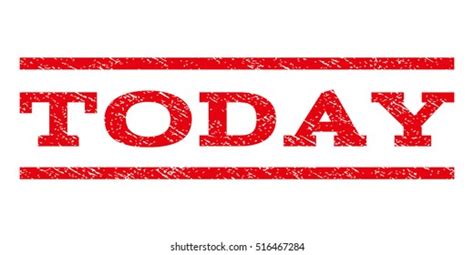 Today Watermark Stamp Text Caption Between Stock Vector Royalty Free