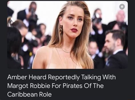 Amber Heard Reportedly Talking With Margot Robbie For Pirates Of The