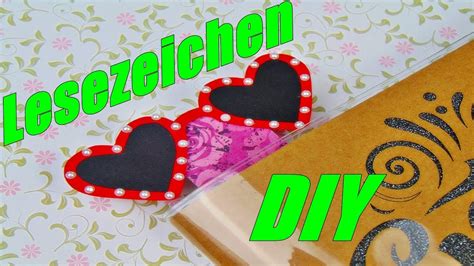 Basteln Lesezeichen Brille Selber Machen BOOKMARK DIY Tutorial