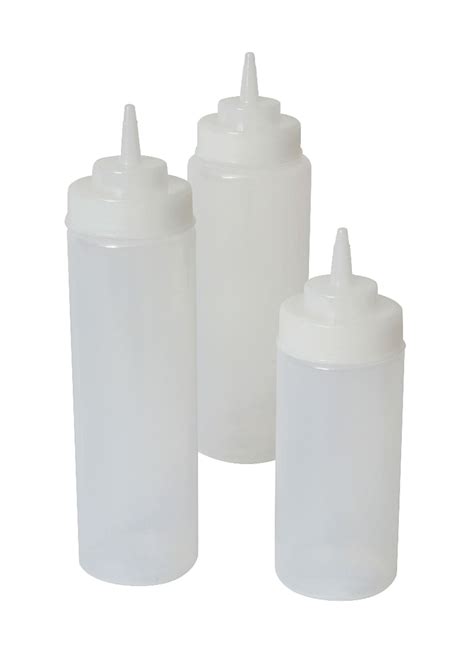 Squeeze Bottle Wide Neck Clear 32oz94cl Catering Products Direct