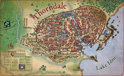 Free Town Of Thorndale Dndmaps Fantasy Map Maker Fantasy City Map